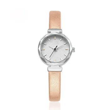 Fashon moterų prekės laikrodžiai odinis dirželis atsitiktinis laikrodžius