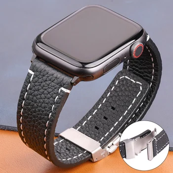 Natūralios Odos Watchband Apple Watch Band 