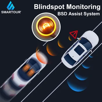 Universalus Blind Spot Detektyvas Sistema 24Ghz Milimetras Bangos BSD BSM nematymo Stebėjimo Radaro Jutiklis Pakeisti Lane Remiamą automobilių Stovėjimo aikštelė