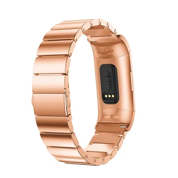 naujas Pakaitinis Nerūdijančio Plieno Apyrankė Smart WatchBand Diržu, Fitbit Mokestis 3 Greito atjungimo Smart Watch Paramos Priedai