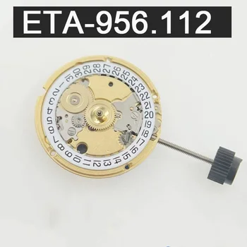 Žiūrėti judėjimo priedai, brand new originalus ETA-956.112 kvarco judėjimas, trys-pin 3 val. kalendorinių gali būti surinkti