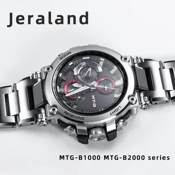 MTG-B1000 Serijos 316L Nerūdijančio Plieno Watchband Metalo Apyrankė su Montavimo Įrankiai