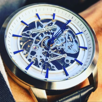 Vyriški Laikrodžiai PAGANI Projekto Viršuje Prabangos Prekės ženklo Mados Automatinis Mechaninis laikrodis Vyrams Karinės Sporto Laikrodis Reloj Hombre 2022