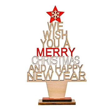 2023 Nauja Kalėdinė Dekoracija Mediniai Tuščiaviduriai Kalėdų Eglučių Papuošalai Kalėdų Kūrybos Mediniai Ornamentai Dekoracija
