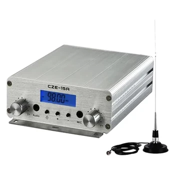 15W Stereo Garso Kokybė FM Radijas FM Belaidis Siųstuvas (Transmitter Multi-Funkcija Patogus Ir Praktiškas Rinkinys, Atsarginės Dalys