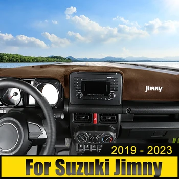 Už Suzuki Jimny JB64 JB74 2019 2020 2021 2022 2023 Automobilio prietaisų Skydelio Dangtelį Išvengti Šviesos Padas Saulės Pavėsyje, Anti-UV Kilimai Ne Slydimo Kilimėliai