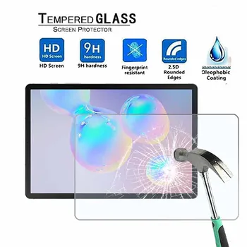 2 VNT Samsung Galaxy Tab S6 T860 T865-9H Premium Tablet Grūdintas Stiklas Screen Protector, Plėvelės Raštas Guard Dangtis